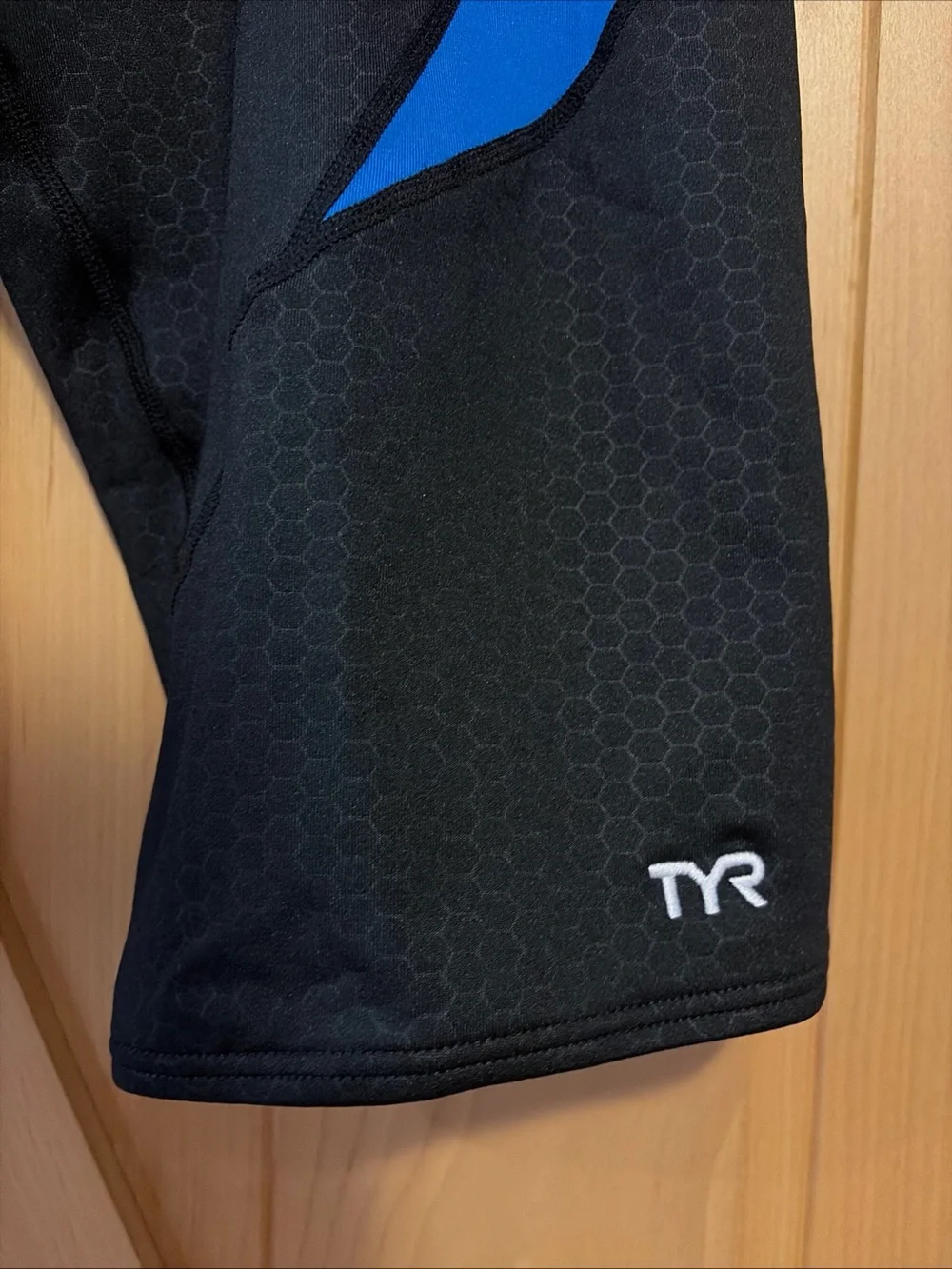 TYR Durafast Hexa Curve Splice Jammer Swim Shorts Mens 38 XL Black NWT